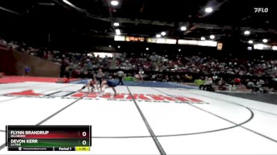 150 lbs Quarterfinal - Devon Kerr, La Pine vs Flynn Brandrup, Hillsboro