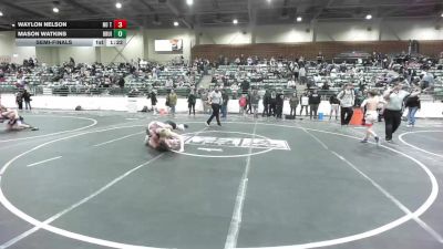 144 lbs Semifinal - Waylon Nelson, No Team vs Mason Watkins, Bruin Elite