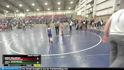 63 lbs Champ. Round 1 - Cruz Armstrong, Idaho vs Zeike DeLaRosa, Moses Lake Wrestling Club