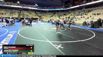 285 Class 4 lbs Quarterfinal - Nico Olivares, Neosho vs Spencer Fleming, Francis Howell Central