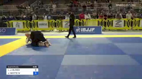 LARRY J. GLINES vs JAMES WHYTE IV 2021 Pan Jiu-Jitsu IBJJF Championship