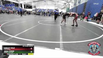 95 lbs 1st Place Match - Hadley Vold, Team Nazar vs Sidda Evans, Ogden`s Outlaws