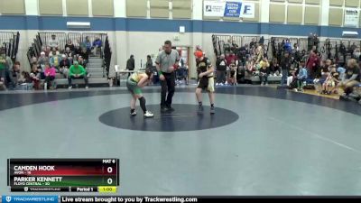 90 lbs Placement (4 Team) - Camden Hook, Avon vs Parker Kennett, Floyd Central