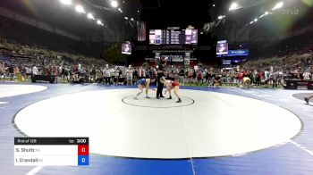 112 lbs Rnd Of 128 - Sophia Shultz, Nebraska vs Isabella Crandall, North Carolina