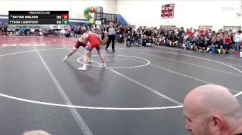 160 lbs Champ. Round 1 - Tyson Lightfoot, Wabasso vs Taytan Nielsen, Kerkhoven-Murdock-Sunburg
