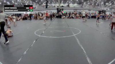 56 lbs Round 4 (8 Team) - Sebastian Luthy, The Outsiders vs Brody Bowers, Barn Brothers WC