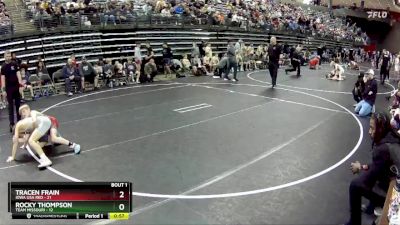 100 lbs Quarterfinals (8 Team) - Tracen Frain, Iowa USA Red vs Rocky Thompson, Team Missouri