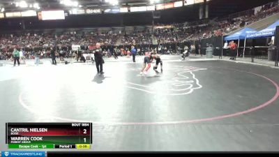 120 lbs Cons. Round 5 - Warren Cook, Forest Grove vs Cantril Nielsen, Boise