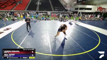 125 lbs Placement (16 Team) - Janessa Esquivel, Utah vs MIKA YOFFEE, Nevada GOLD