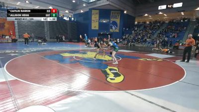 125 lbs Quarterfinal - Allison Hegg, Oakton vs Caitlin Rankin, Riverbend