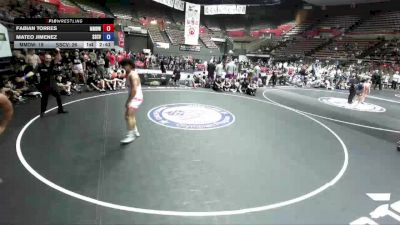 215 lbs Fabian Torres, MDWA - Mount Diablo Wrestling Association vs Mateo Jimenez, SCVWA - Santa Clara Valley Wrestling Association