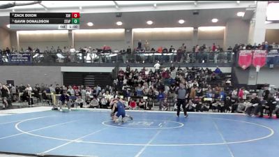 120 lbs Semifinal - Zack Dixon, Xavier vs Gavin Donaldson, Staples