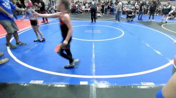 54 lbs Rr Rnd 1 - Graysyn Gray, Caney Valley Wrestling vs Peyton Brock, Glenpool Warriors