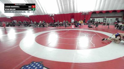 USA Junior Boys - 165 lbs Champ. Round 2 - Ryan Miller, Wisconsin vs Logan Marshall, Team Nazar Training Center