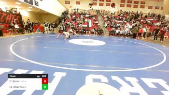 285 lbs Final - Thomas Brown, Chelmsford vs Alex Bajoras, Saint John's Prep