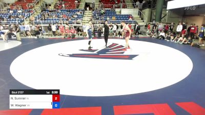 190 lbs Cons 64 #2 - Noah Sumner, IN vs William Wagner, VA