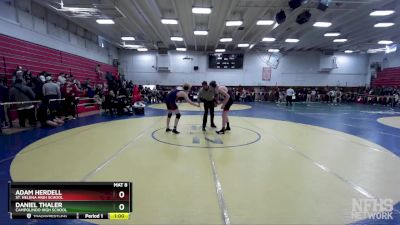 159 lbs Cons. Round 1 - Daniel Thaler, Campolindo High School vs Adam Herdell, St. Helena High School