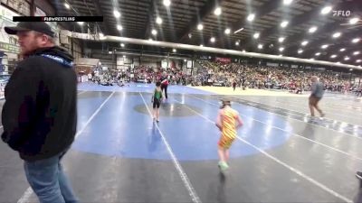 50 lbs Cons. Round 3 - Lexyn Thompson, Colstrip Wrestling Club vs Will VonRuden, Terry Wrestling Club