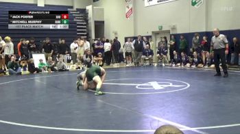 132 lbs 1st Place Match - Mitchell Murphy, Dubuque Hempstead vs Jack Foster, Xavier, Cedar Rapids