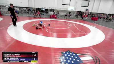 108 lbs 3rd Place Match - Parker Schnoor, Askren Wrestling Academy vs Noah Renfroe, Lake Superior Wrestling Academy