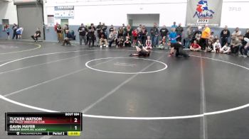 77 lbs Semifinal - Tucker Watson, Mid Valley Wrestling Club vs Gavin Mayer, Pioneer Grappling Academy