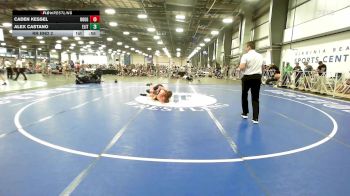132 lbs Rr Rnd 2 - Caden Kessel, Roughneck Wrestling Club vs Alex Castano, Elite NJ Boys Black