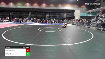 170 lbs Consi Of 32 #2 - Braelen Toles, Damonte vs Dylan Tondreau, Slam Academy