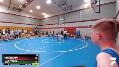 105 lbs Round 5 (6 Team) - Lane Parker, MPWC vs Maverick Hug, Kansas Bronze