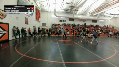 144 lbs Quarterfinal - Kort Sorenson, Cody vs Jonah Schulz, Cody
