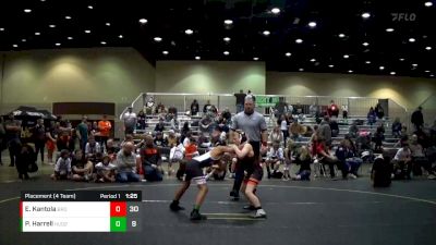 92 lbs Placement (4 Team) - Prestyn Harrell, Hudson Orange vs Evan Kantola, Brighton Orange