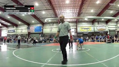 113 lbs Semifinal - Antonio Quiroz, SLAM! Nevada vs Jesse Oliva, Carson