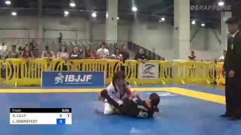 SHYE LILLY vs LAUREN SOGNEFEST 2022 American National IBJJF Jiu-Jitsu Championship