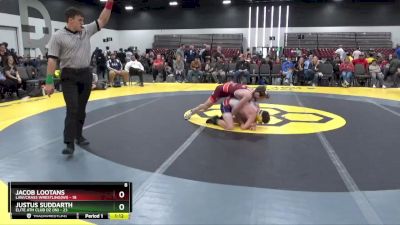 129 lbs Placement Matches (8 Team) - Jacob Lootans, LAW/Crass Wrestling(WI) vs Justus Suddarth, Elite Ath Club DZ (IN)