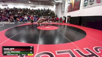 150 lbs Cons. Round 1 - Daniel Niese, Mountain Vista vs Samuel Hernandez, Fort Lupton