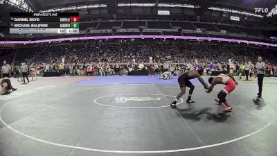 D1-175 lbs Champ. Round 1 - Michael Baldwin, Saginaw United HS vs Darnel Boyd, Roseville HS