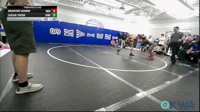 126 lbs Rr Rnd 2 - DeAntre Gaines, Choctaw Ironman vs Lucas Yates, Newcastle Youth Wrestling
