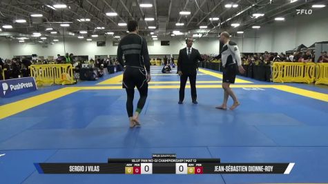 Jean-Sébastien Dionne-Roy vs Sergio J Vilas 2026 Pan IBJJF Jiu-Jitsu No-Gi Championship