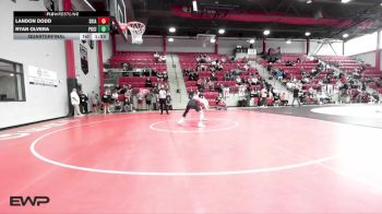 144 lbs Quarterfinal - Landon Dodd, SKIATOOK vs Ryan Olvera, PONCA CITY