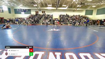 182 lbs Consi Of 8 #2 - Matt Wilson, Manchester Memorial vs Zach Jones, Bedford