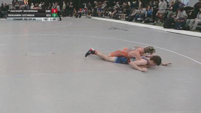 138 lbs Champ. Rd Of 64 - Zachary Silvernail, Owen County Wrestling Club vs Benjamin Lechman, Bear Cave