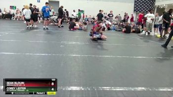 150 lbs Round 2 (6 Team) - Corey Lester, U2 Upstate Uprising vs Sean Blouin, Bronco Elite WC