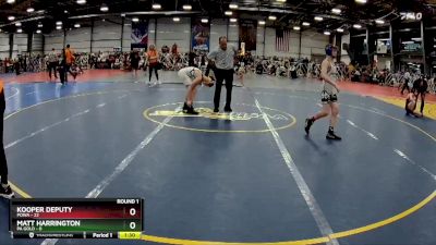 96 lbs Rd# 4- 2:00pm Friday Final Pool - Kooper Deputy, POWA vs Matt Harrington, PA Gold