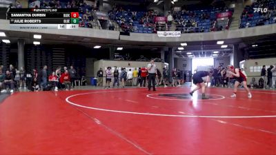 125 lbs Cons. Round 1 - Julie Roberts, Unattached vs Samantha Durbin, Unattached