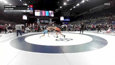 132 lbs Cons. Sub-rd Of 32 - Gunnar Ortiz, AZ vs Cade Dunn, MO