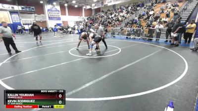 215 lbs Cons. Round 6 - Kevin Rodriguez, St John Bosco vs Kallin Youkhan, Trabuco Hills