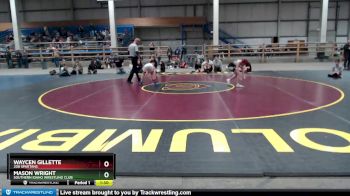 84 lbs Semifinal - Mason Wright, Southern Idaho Wrestling Club vs Waycen Gillette, 208 Spartans