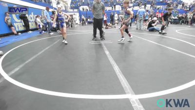 73 lbs Semifinal - Ryker Peck, Standfast OKC vs Micael Boso, Choctaw Ironman Youth Wrestling