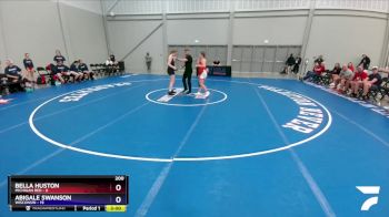 200 lbs Quarters & 1st Wb (16 Team) - Bella Huston, Michigan Red vs Abigale Swanson, Wisconsin