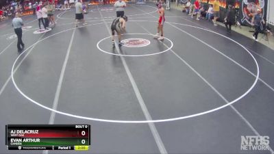 3A 106 lbs Quarterfinal - AJ DeLaCruz, West Oak vs Evan Arthur, Camden