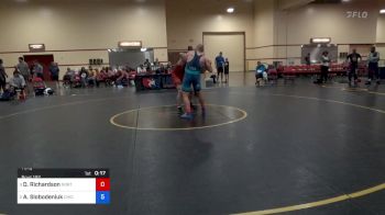 78 kg Cons Semis - Daniel Richardson, North Carolina vs Aleksandr Slobodeniuk, Chicago Wrestling Club